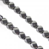 Non magnetic Hematite Beads, Twist,different size for choice & Customized,Hole:Approx 1mm, Length:Approx 15.7 Inch, Sold By Strand